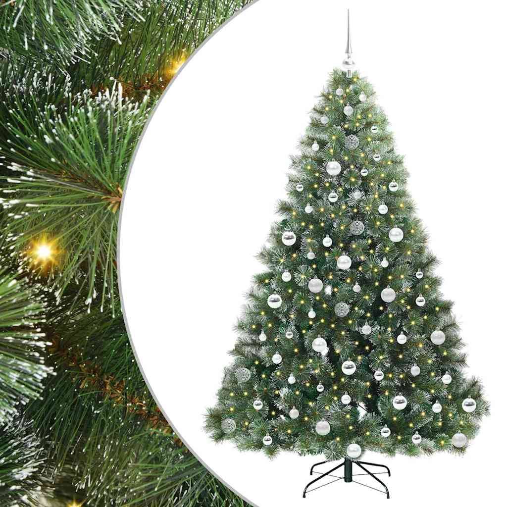 ComfortXL - Sapin de Noël complet lumineux 120 boules Multicolore PE/PVC 180 cm – ComfortXL Outdoor Living - Image 2