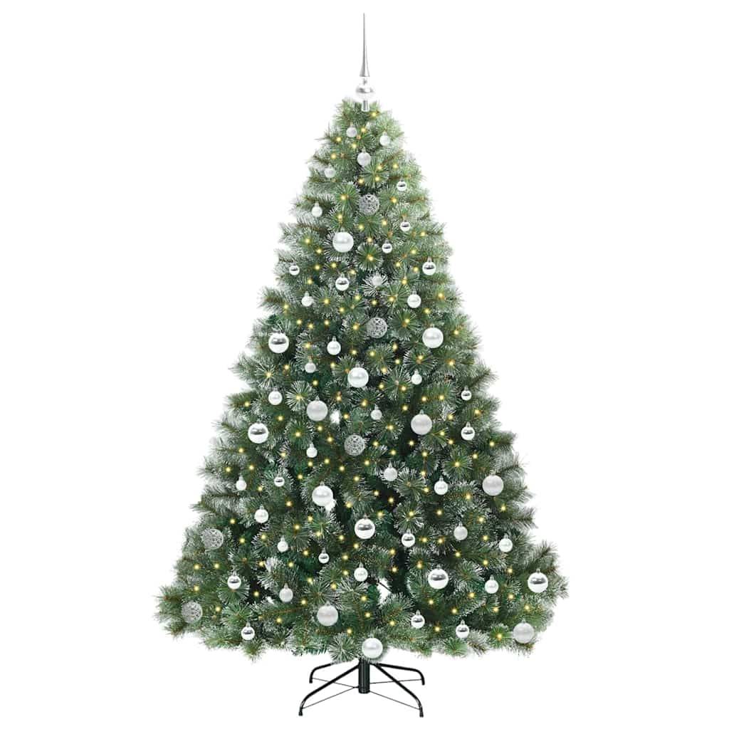 ComfortXL - Sapin de Noël complet lumineux 120 boules Multicolore PE/PVC 180 cm – ComfortXL Outdoor Living - Image 3