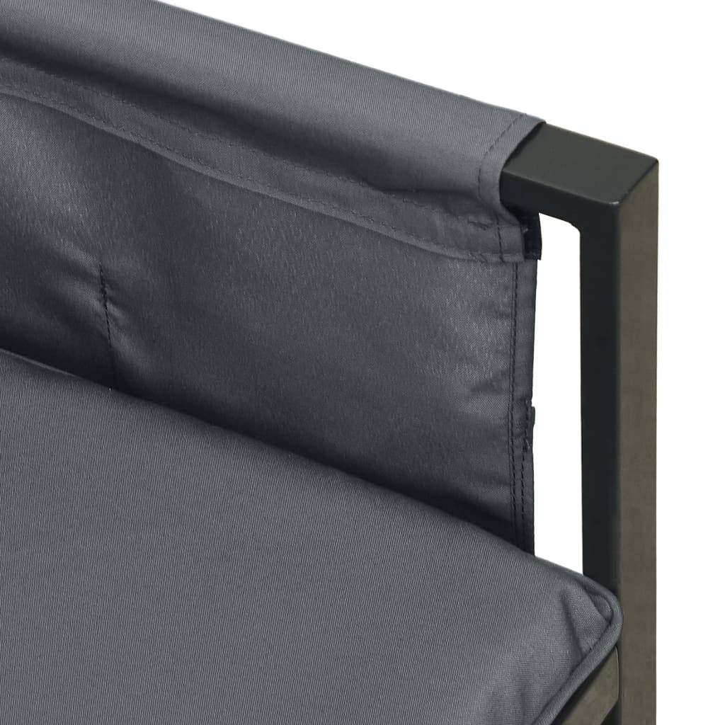 Vidaxl - Salon de jardin 2 pcs anthracite acier vidaXL 362810 - Image 4