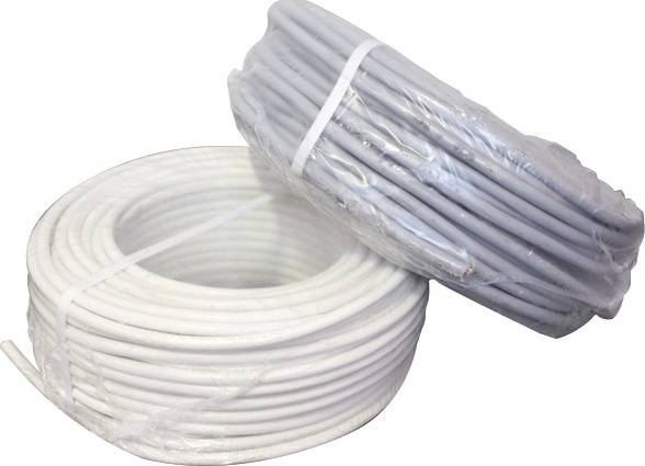 Câble souple HO5 VV-F 50m 2 x 1,5mm² blanc - FILS & CABLES - 007405 (DPA)