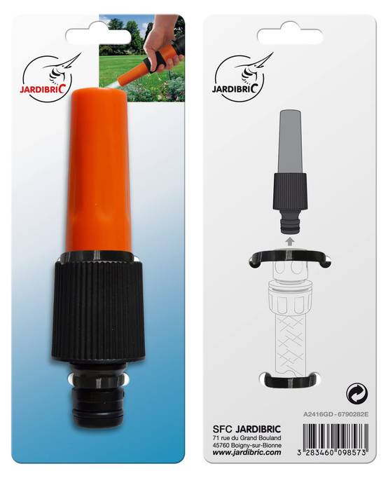 Jardibric - Jardibric - Lance Arrosage Gros Débit Réglable - Pistolet Arrosage Haute Pression Jardin - Image 3