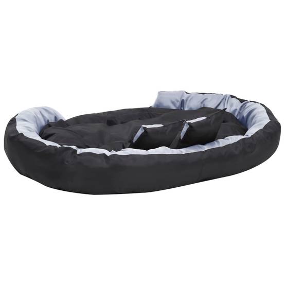Coussin pour chien tissu oxford gris et noir 150 x 120 x 25 cm - PANGIVO - Image 5