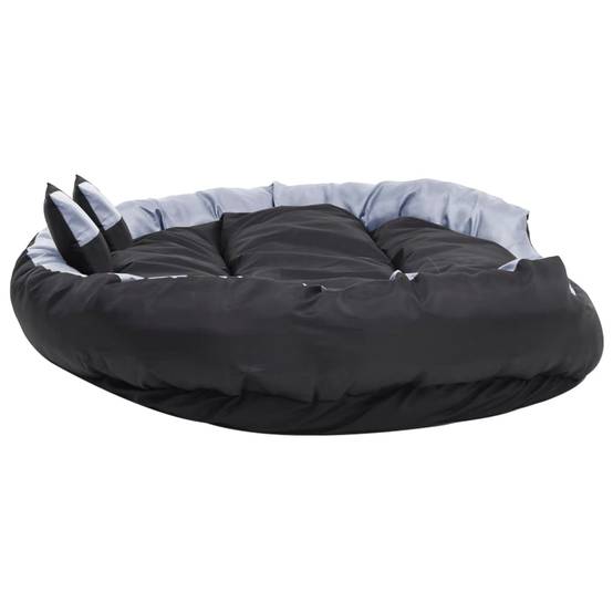 Coussin pour chien tissu oxford gris et noir 150 x 120 x 25 cm - PANGIVO - Image 4