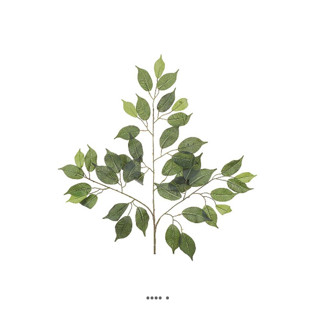 Artificielles - Branche de ficus artificiel H 55 cm 3 ramures - Imagen 1