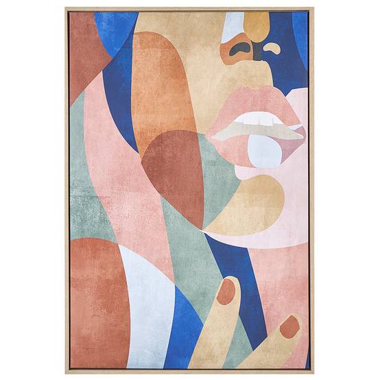 Beliani - Imprimé sur toile Tissu Multicolore BITETTO - 63x5x93- Beliani - Image 2