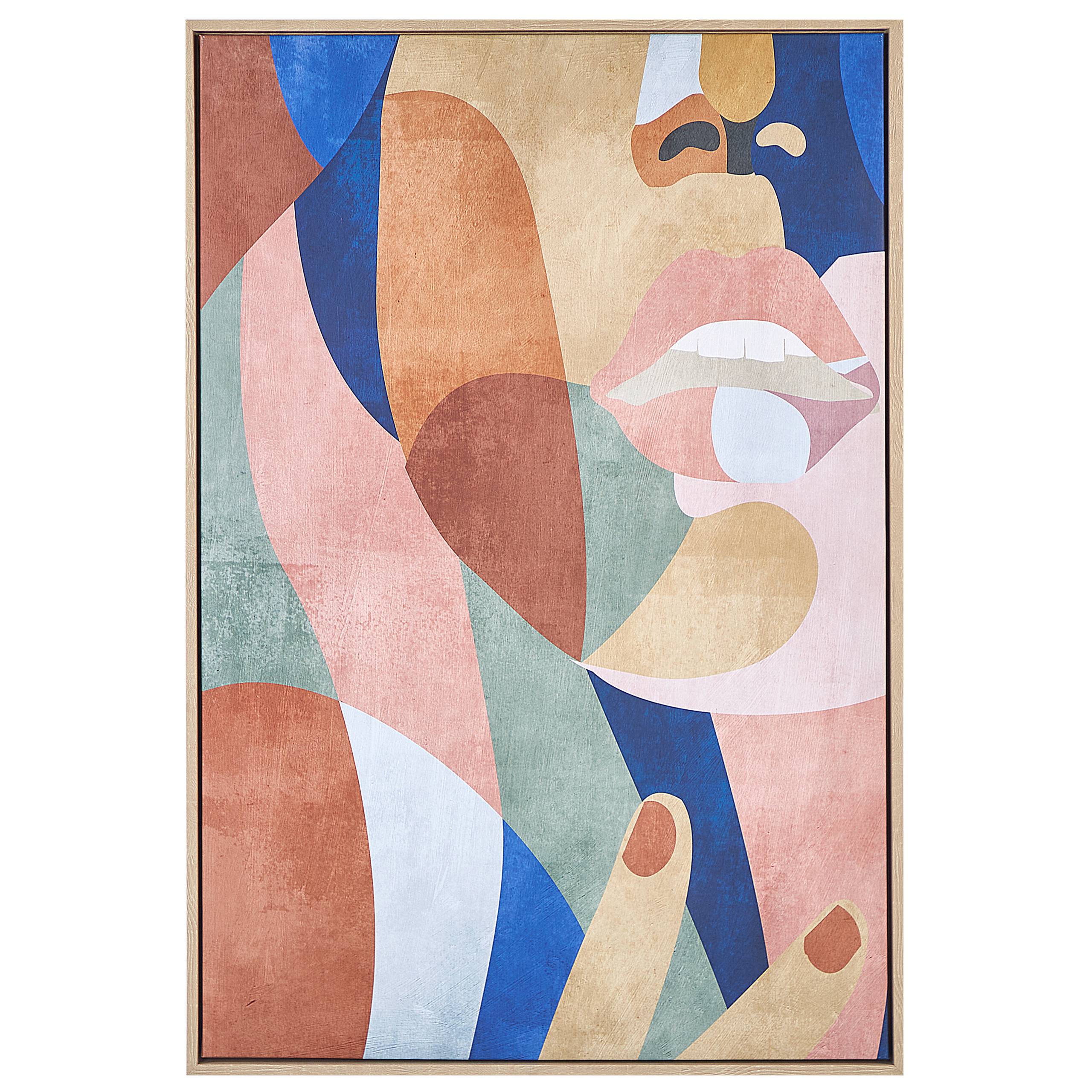 Beliani - Imprimé sur toile Tissu Multicolore BITETTO - 63x5x93- Beliani - Image 2