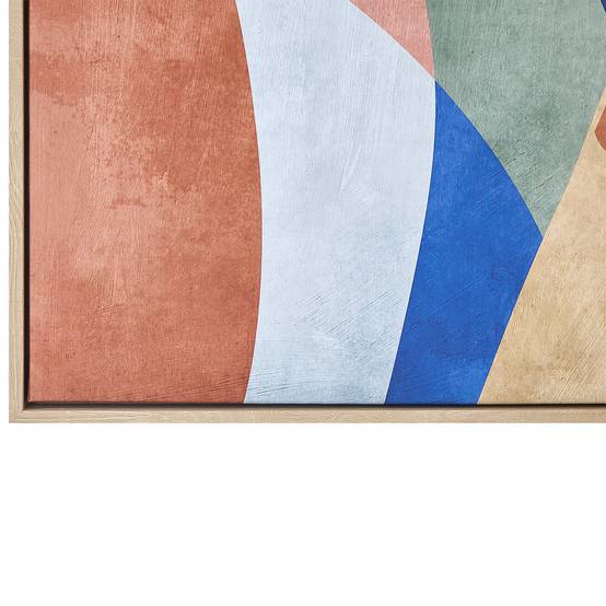 Beliani - Imprimé sur toile Tissu Multicolore BITETTO - 63x5x93- Beliani - Image 5