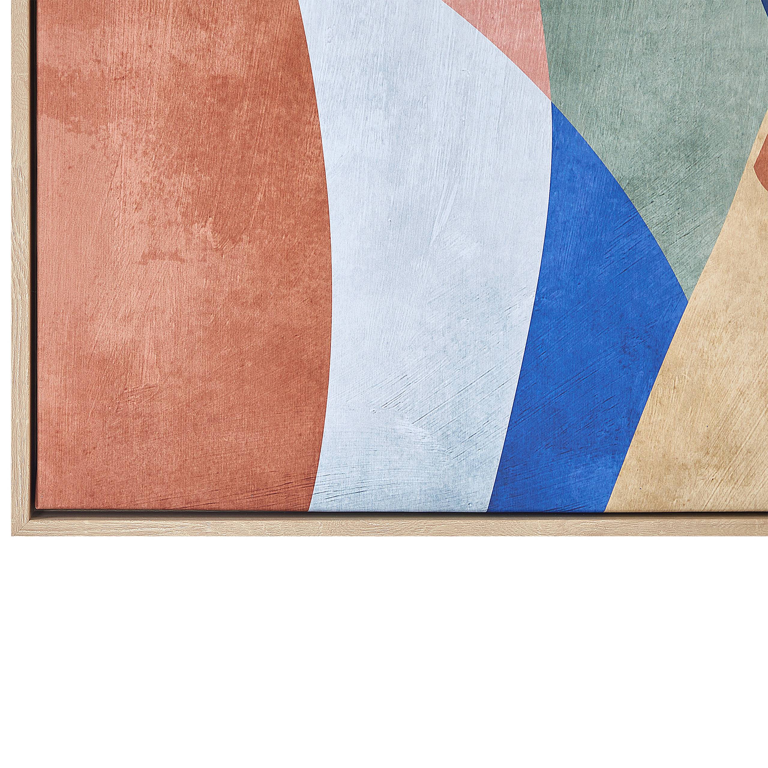 Beliani - Imprimé sur toile Tissu Multicolore BITETTO - 63x5x93- Beliani - Image 5