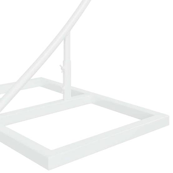 Arche de cérémonie en acier pour mariage jardin design moderne arrondi Blanc 220cm - ComfortXL Outdoor Living - Image 7