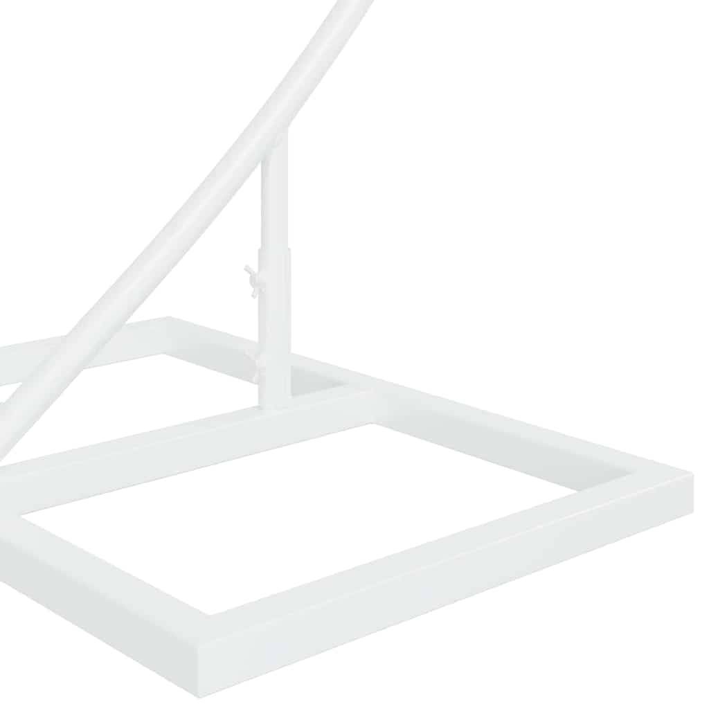 Arche de cérémonie en acier pour mariage jardin design moderne arrondi Blanc 220cm - ComfortXL Outdoor Living - Image 7