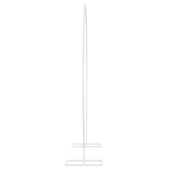 Arche de cérémonie en acier pour mariage jardin design moderne arrondi Blanc 220cm - ComfortXL Outdoor Living - Image 6