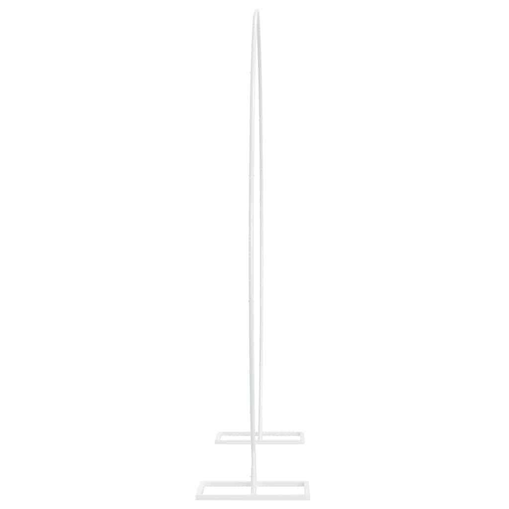 Arche de cérémonie en acier pour mariage jardin design moderne arrondi Blanc 220cm - ComfortXL Outdoor Living - Image 6