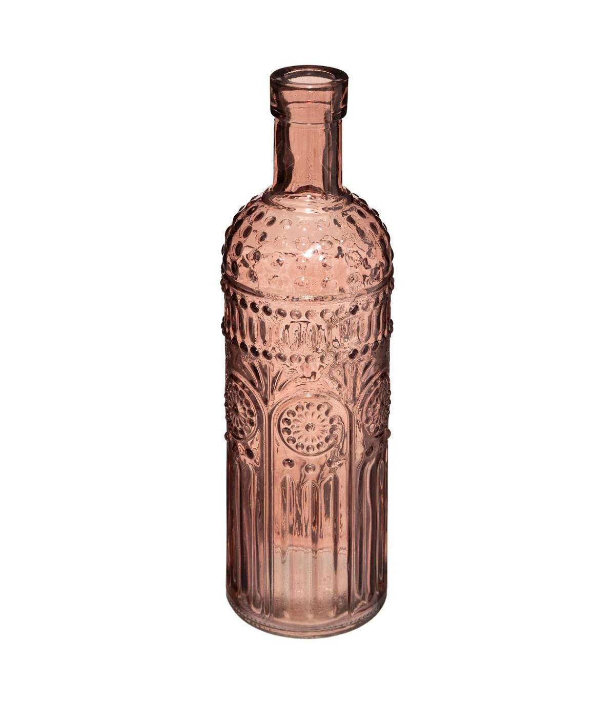 Lot de 3 Vases Bouteille en Verre coloré H 24,5 cm - Imagen 6