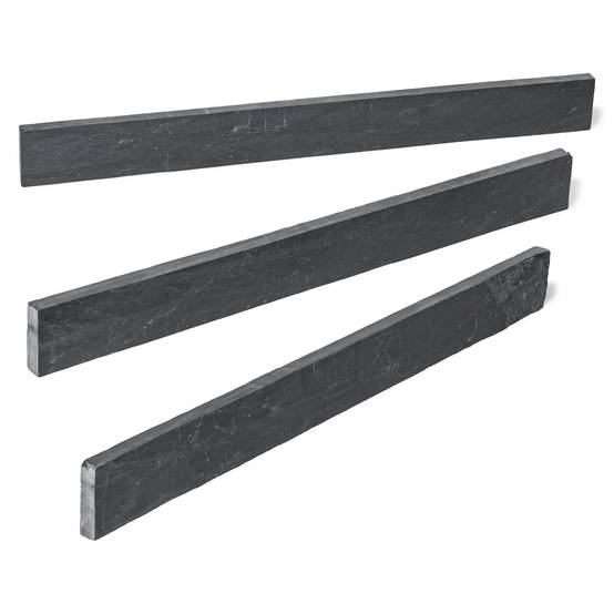 Bordure de jardin Ardoise Noire 100x10x3 cm (à l'unité) - RO'MA NATURE - Image 3