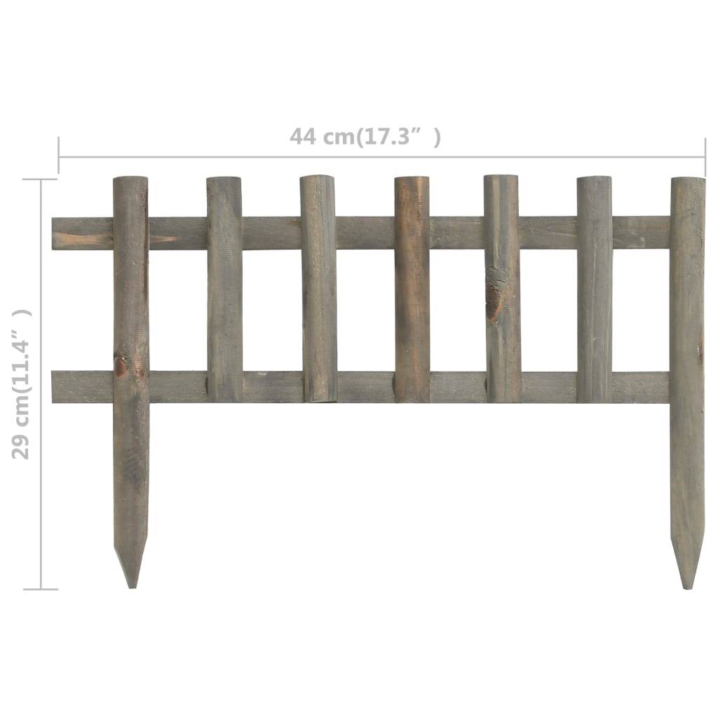 Bordure de jardin - Limite de jardin - Parterre 10 pcs Bois de sapin 4,4 m MP191 - Image 6