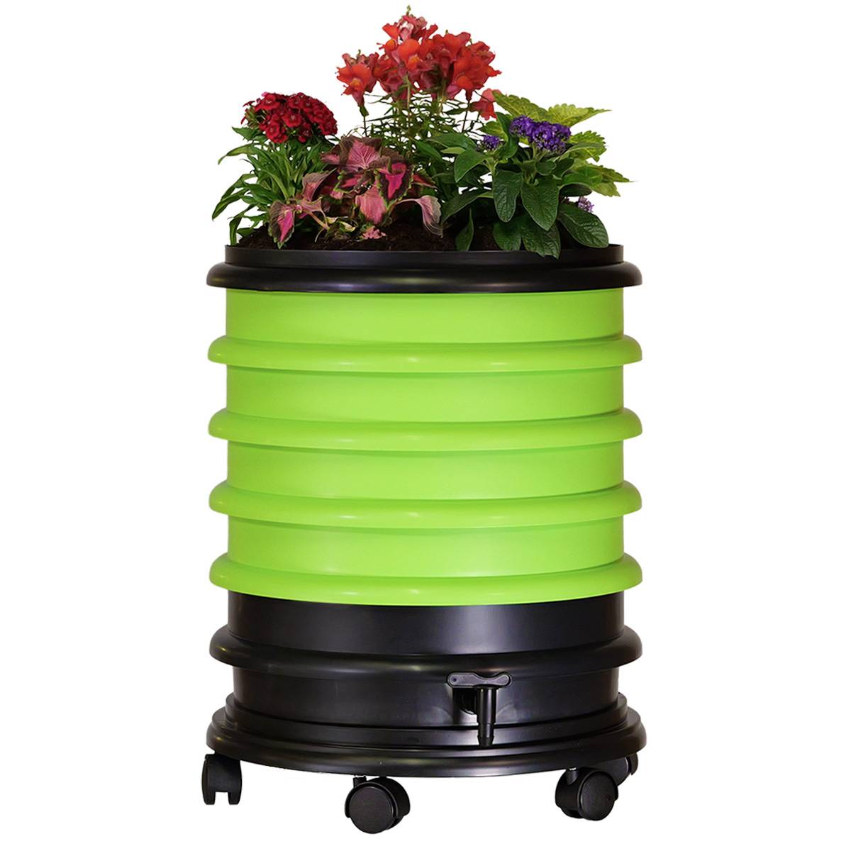 Ferme Du Moutta - Lombricomposteur WormBox 4 Plateaux Vert Anis, 72L - Imagen 1