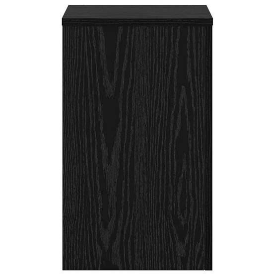 Lot de 2 Présentoirs à Plantes Cubiques Bois Texturé pour Maison et Jardin Chêne Noir 50 cm – ComfortXL Outdoor Living - Imagen 6