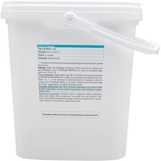 Oxygène actif multiaction Bayrol Soft & Easy sans chlore - 5,04 kg (12 sachets doubles pour 30 m3 chacun) - Image 2
