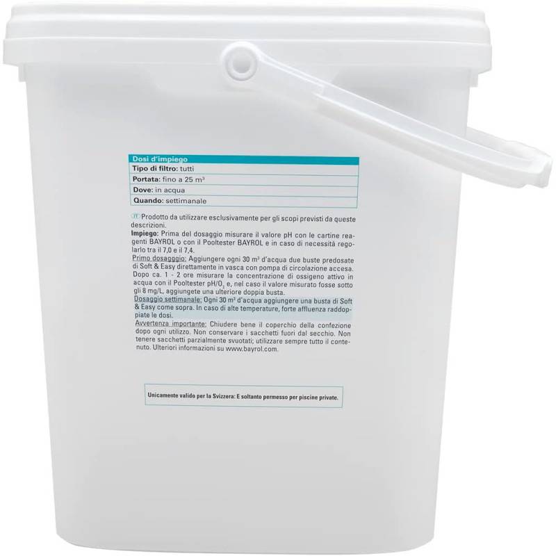 Oxygène actif multiaction Bayrol Soft & Easy sans chlore - 5,04 kg (12 sachets doubles pour 30 m3 chacun) - Image 2