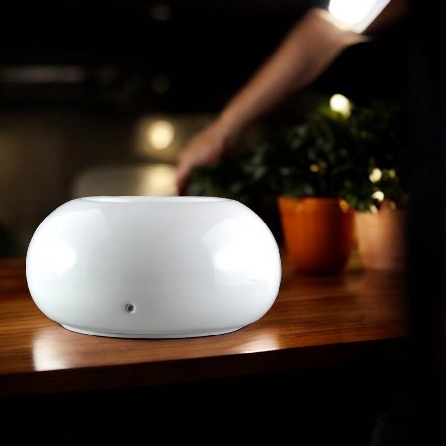 Zen'Arôme Diffuseur par Chaleur Douce Cérazen Blanc - Brûleur Aromathérapie Discret - Adapté aux Huiles Essentielles - Silencieux - Image 8