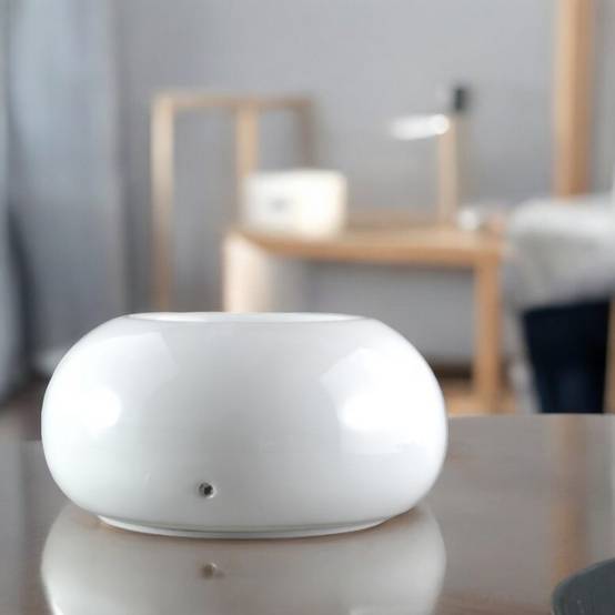 Zen'Arôme Diffuseur par Chaleur Douce Cérazen Blanc - Brûleur Aromathérapie Discret - Adapté aux Huiles Essentielles - Silencieux - Image 4