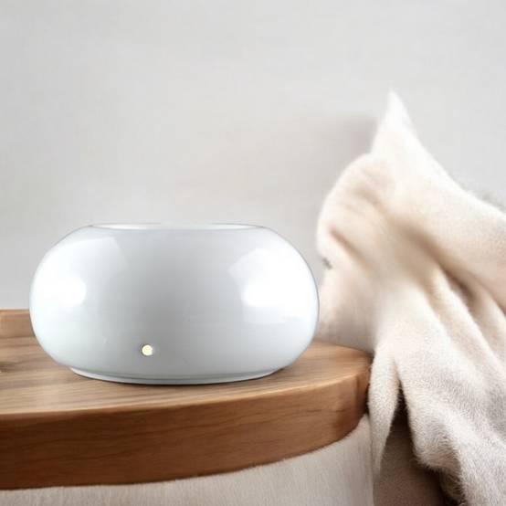 Zen'Arôme Diffuseur par Chaleur Douce Cérazen Blanc - Brûleur Aromathérapie Discret - Adapté aux Huiles Essentielles - Silencieux - Image 5