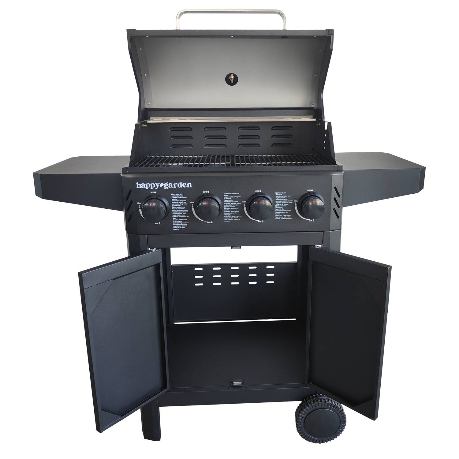 Barbecue au gaz IZALCO - 4 brûleurs 10kW - HAPPY GARDEN - Imagen 3
