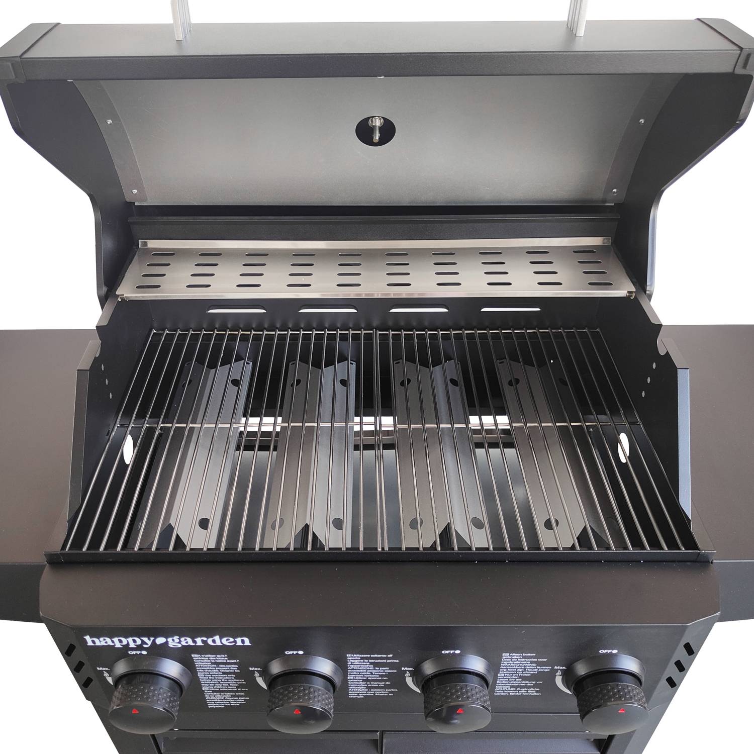 Barbecue au gaz IZALCO - 4 brûleurs 10kW - HAPPY GARDEN - Imagen 4