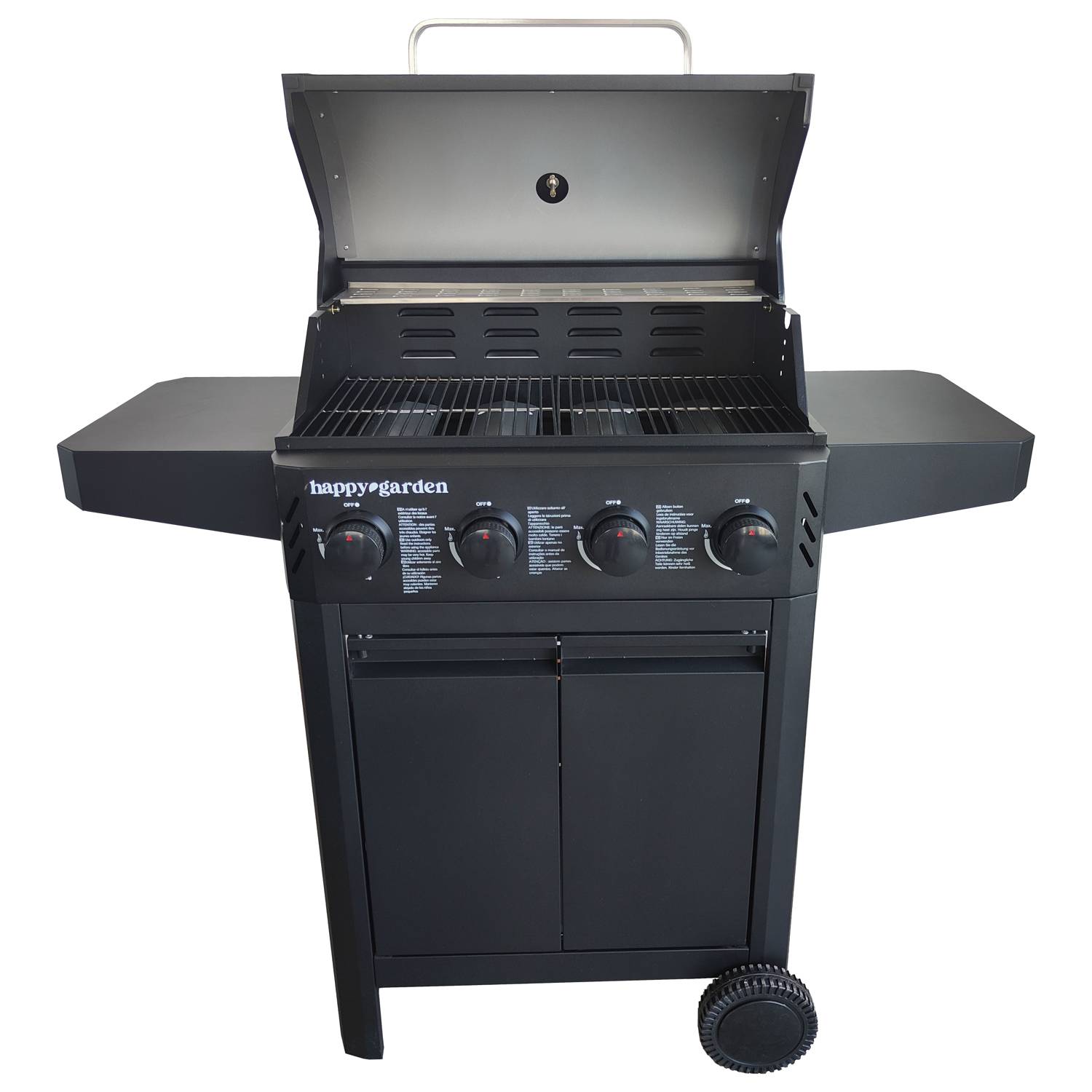 Barbecue au gaz IZALCO - 4 brûleurs 10kW - HAPPY GARDEN - Imagen 5