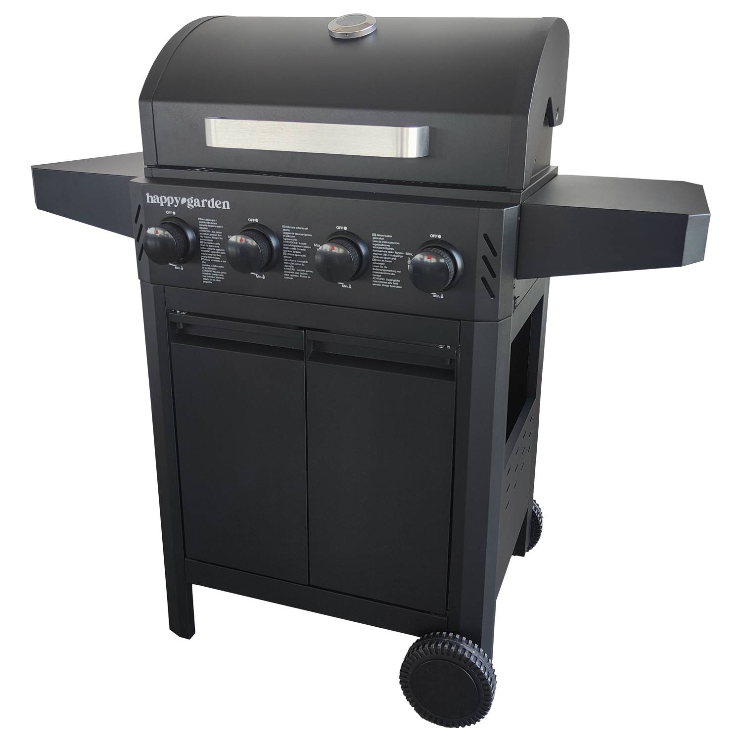 Barbecue au gaz IZALCO - 4 brûleurs 10kW - HAPPY GARDEN - Imagen 1