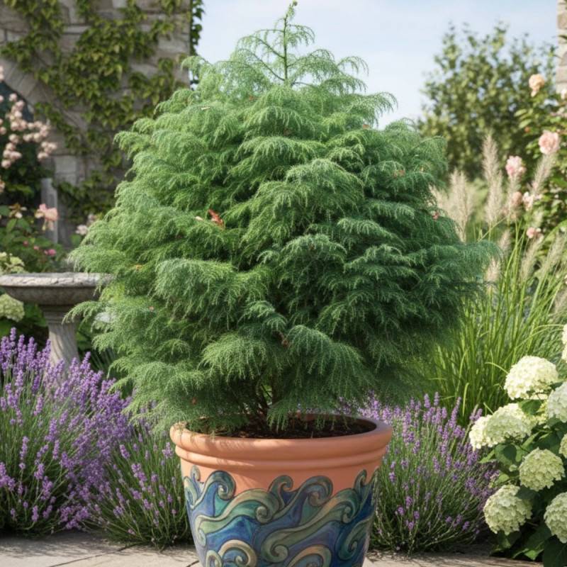 Cèdre du Japon Elegans, Cryptomeria - Pot de 12L - 80/100 cm - Imagen 9