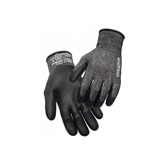 Gant Anti coupure Anti Froid SINGER taille 10 support tricote enduit nitrile fibres haute tenacite - Imagen 1