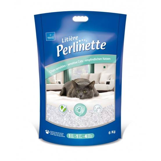 LITIERE PERLINETTE CHAT SENSIBLE - DEMAVIC 15 kg