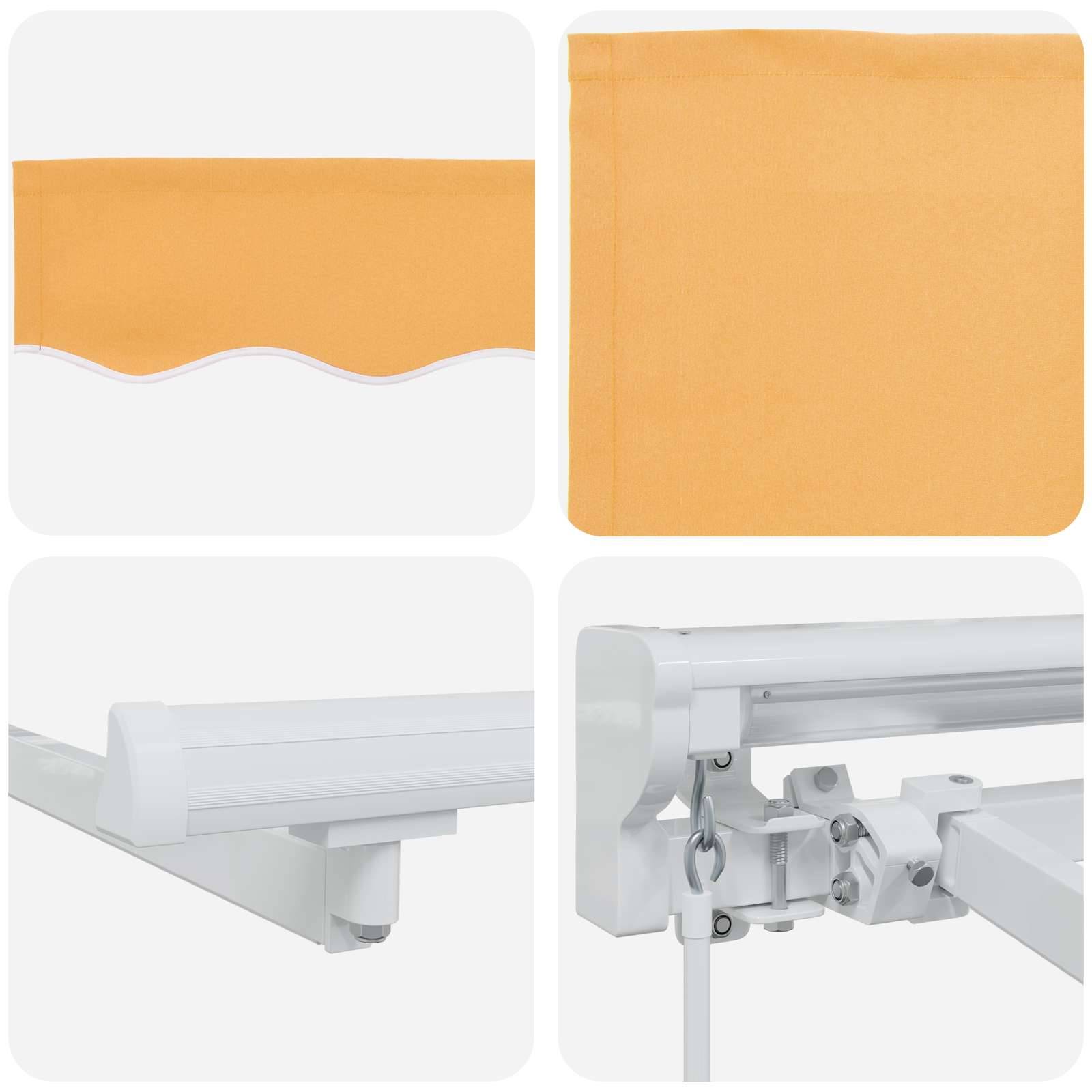 PANGIVO - Auvent rétractable polyester sable 400 x 350 cm, 32.74kg - PANGIVO - Image 4