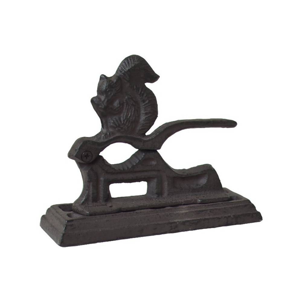 Casse noix écureuil en fonte marron 17.5 x 6 x 14cm Chemin de campagne - Imagen 1