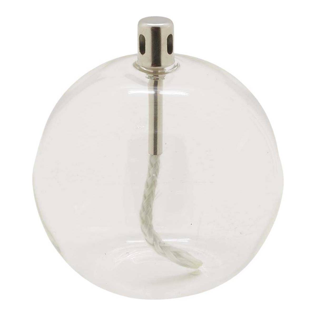 Bazardeluxe - Lampe à huile en verre Sphere 11 x 12 cm - Imagen 1