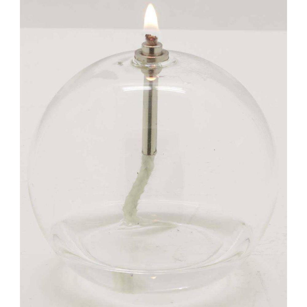 Bazardeluxe - Lampe à huile en verre Sphere 11 x 12 cm - Imagen 3