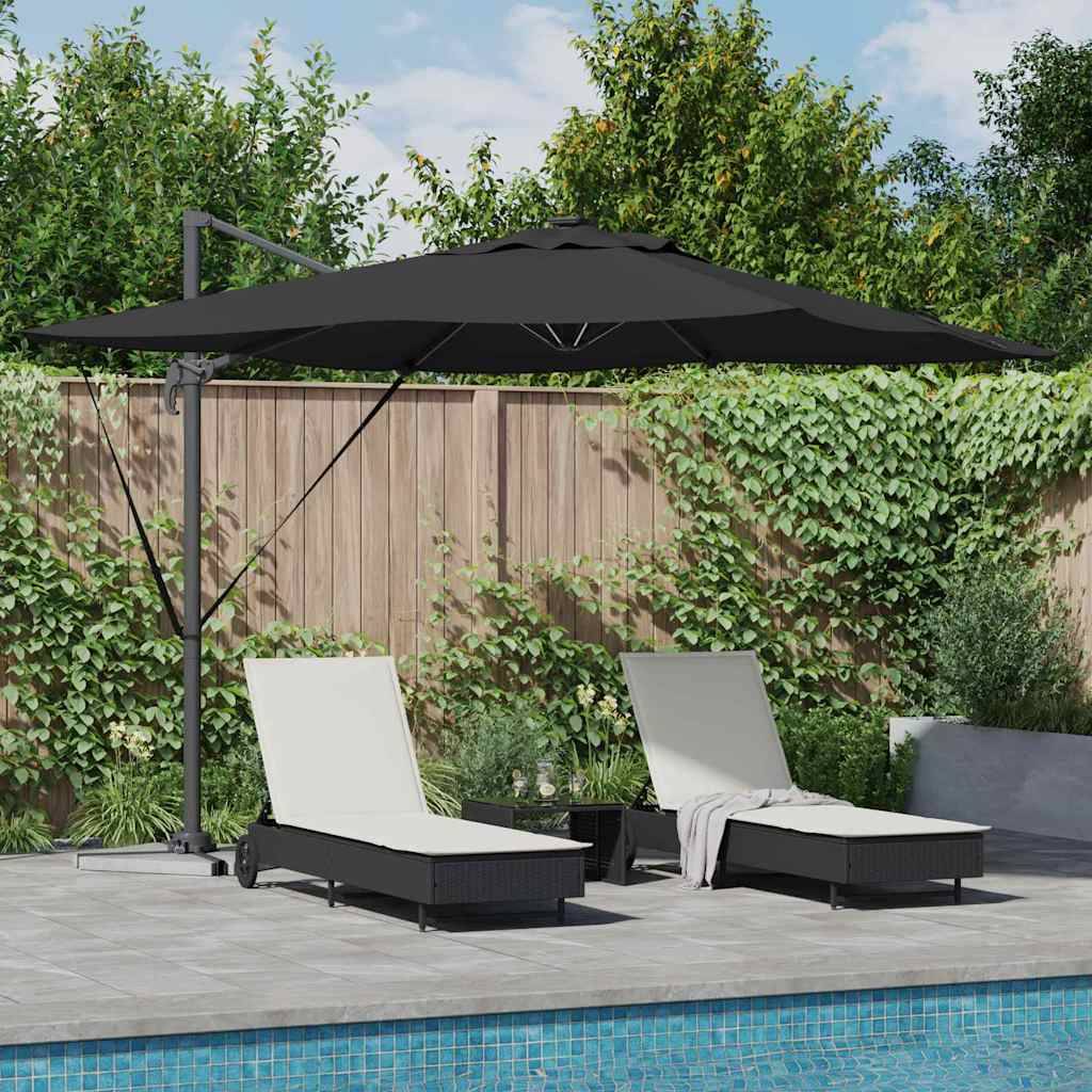 Maison Chic - Parasol de jardin | Parasol d'extérieur | Parasol Noir 286 x 284 x 270 cm Aluminium et polyester Maison Chic - Image 2