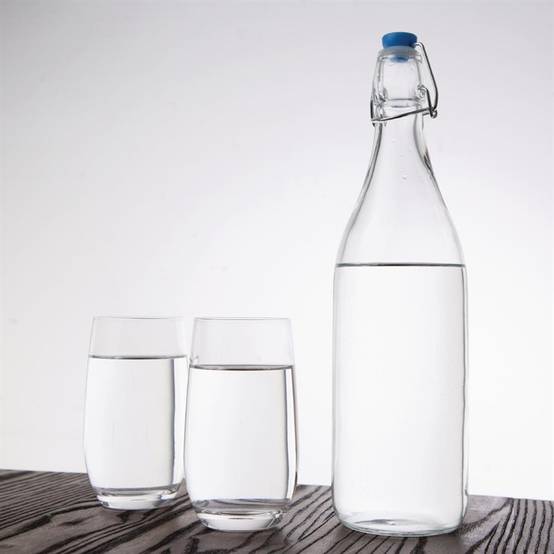 Bouteille d'Eau en Verre 1 L - Lot de 6 - Olympia - Image 6