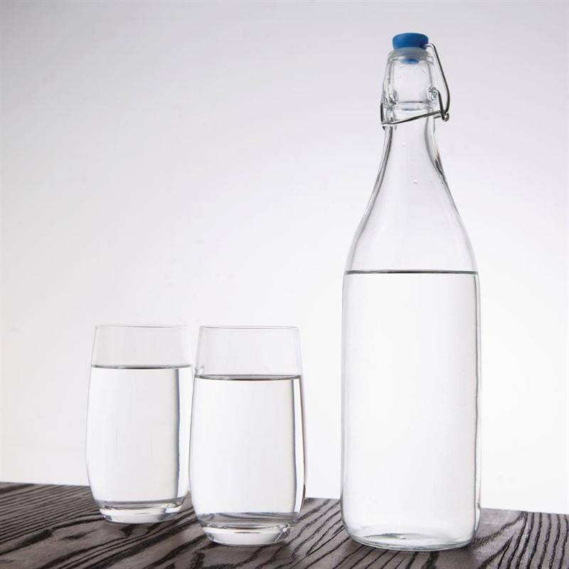 Bouteille d'Eau en Verre 1 L - Lot de 6 - Olympia - Image 6