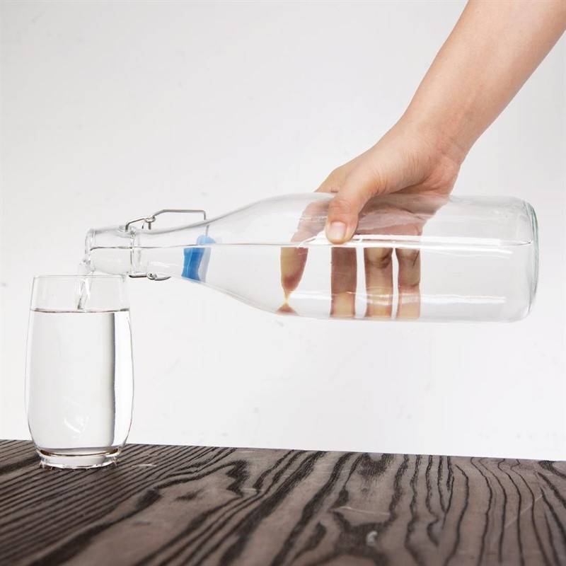 Bouteille d'Eau en Verre 1 L - Lot de 6 - Olympia - Image 7