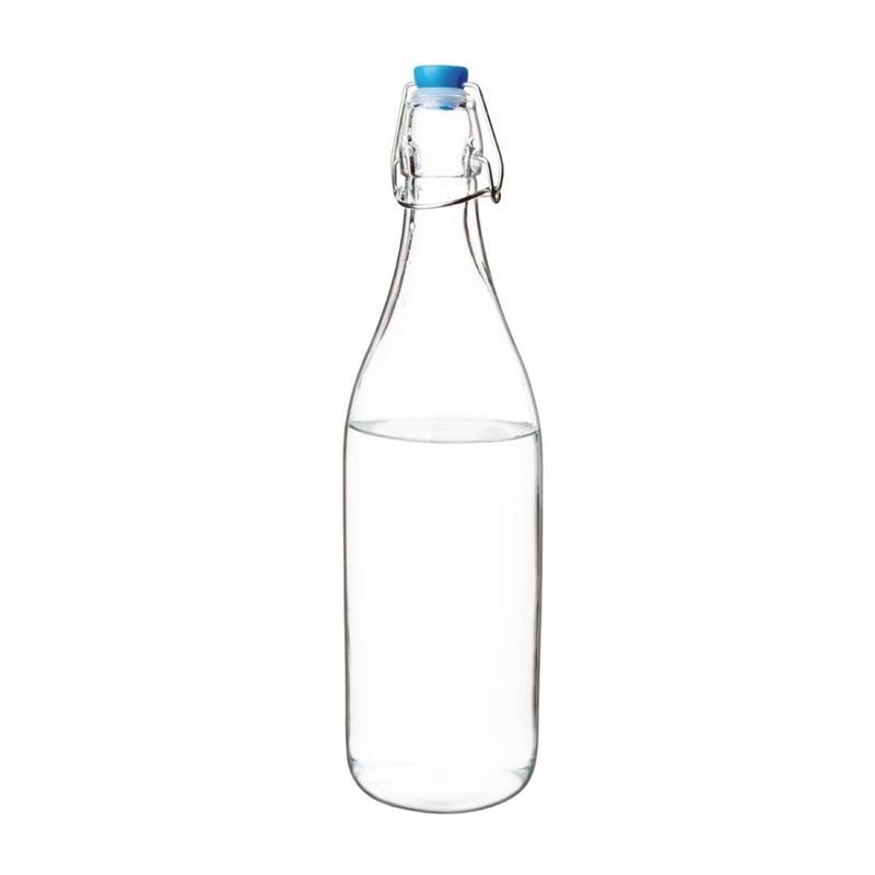 Bouteille d'Eau en Verre 1 L - Lot de 6 - Olympia - Image 4