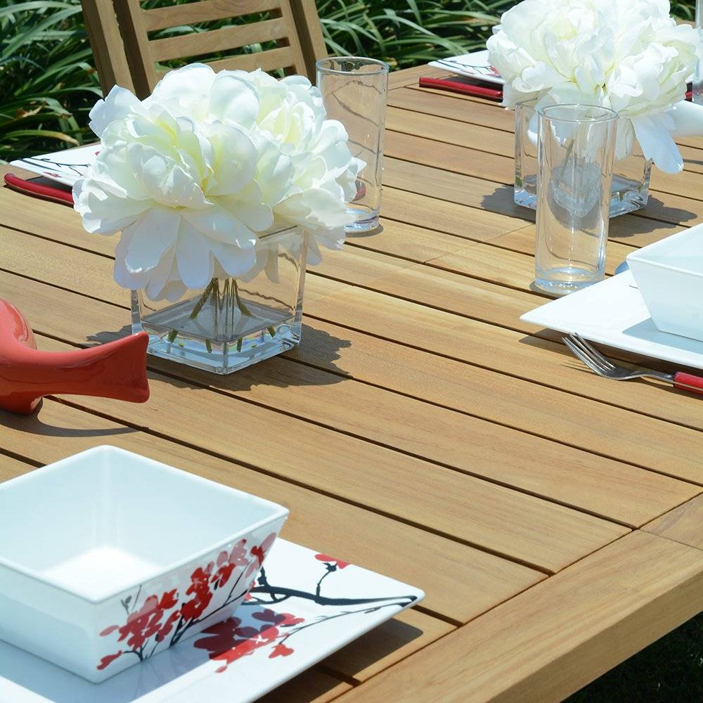 Salon de jardin teck massif Batang, 6 places - TECK'Attitude - Imagen 3