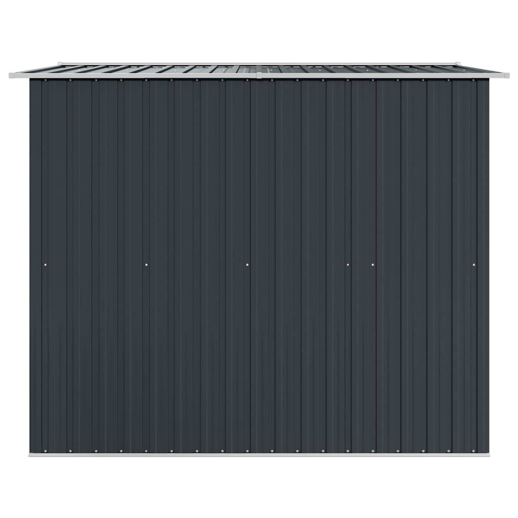Vidaxl - Abri de jardin 5.27m² Anthracite Acier Galvanisé - 257x205x178 cm - vidaXL - Image 8
