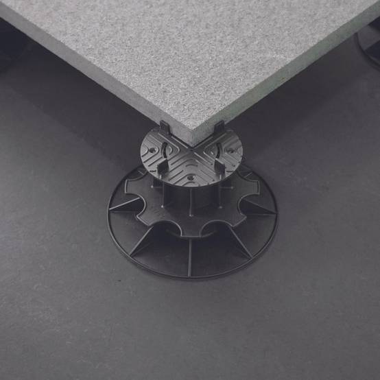 Jardinex - Plot terrasse dalle réglable 3,5 - 5 cm - Noir - Jardinex - Imagen 3