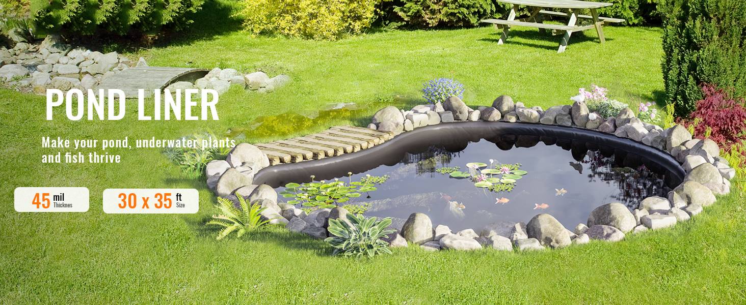 Vevor - VEVOR Bâche de bassin EPDM 9 x 10,6 m, épaisseur 1,5 mm, membrane souple et résistante aux UV, facile à découper et installer. - Image 9