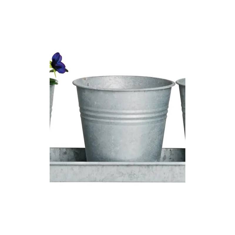 Esschert Design - Set 3 pots de fleur en zinc - Esschert Design - Imagen 4