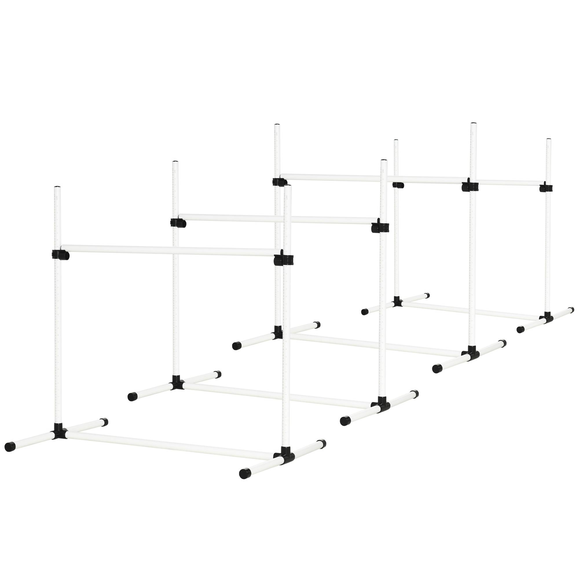 Obstacles d'agility pour chien plastique blanc 99 x 65 x 94 cm - PANGIVO - Image 2