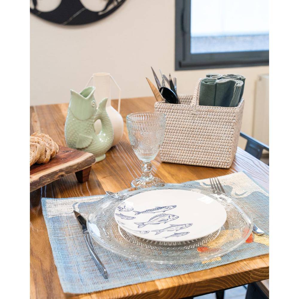 Aubry Gaspard - Lot de 6 sets de table en sinamay Bouée - Imagen 2