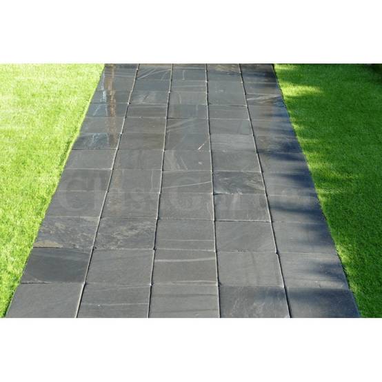 Pavé Ardoise Patiné 25 cm - Pack 16 pièces - 1 m² - Image 3